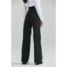 Trn JNS 90's Likralı Süper Yüksek Bel Salaş Jeans Palazzo Pantolon