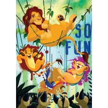 KS Games Ks  Puzzle 50 Parça Lion King Aslan Kral