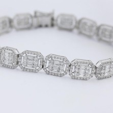 İryum Pırlanta Baget Bileklik