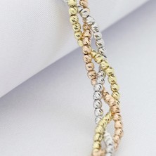 İryum 14 Ayar Altın Bileklik