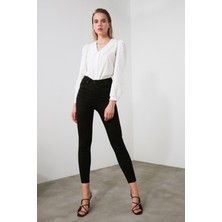Ramrod Siyah Skinny Jeans Kot Pantolon (Kömür Karası)