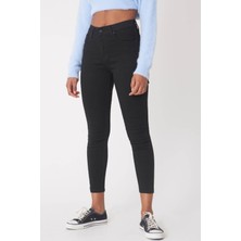 Ramrod Solmayan Skinny Jeans Toparlayıcı Kot Pantolon (Simsiyah)