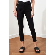 Ramrod Acayip Siyah Renk Vermez Kot Pantolon Ince Gösteren Skinny Jean (Simsiyah)