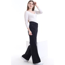 Livik Cep Detaylı Yüksek Bel 90's Wide Leg Jeans 