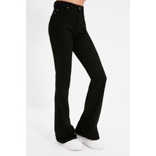 Ramrod Abella Extra Yüksek Bel Ispanyol Paça Solmayan Flare Jeans