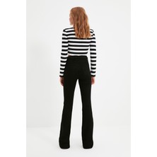 Ramrod Abella Extra Yüksek Bel Ispanyol Paça Solmayan Flare Jeans