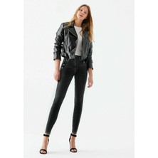 Ramrod Amelia Ince Gösteren Antrasit Skinny Jeans  Toparlayıcı Kot Pantolon