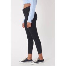 Livik Jayla Siyah Yüksek Bel Toparlayıcı Kot Pantolon