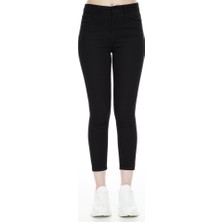Livik Solmayan Siyah Extra Skinny  Jeans Kot Pantolon (Kapkara)