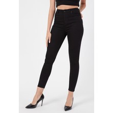 Ramrod Solmayan Siyah Ince Görünüm Sağlayan Toparlayıcı Kot Pantolon