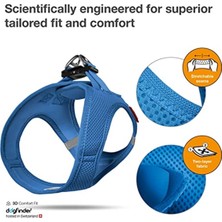 Curli Vest Göğüs Tasması Air-Mesh Mavi Xl [enerji Sınıfı A]
