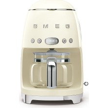 Smeg 50's Style Krem Kettle - 1x2 Ekmek Kızartma Makinesi ve Filtre Kahve Makine Seti Klf-Tsf-Dcf