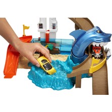 Hot Wheels Köpek Balığı Sharky Delüks Yarış Seti BGK04