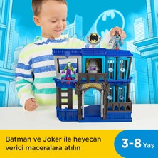 Fisher-Price  Imaginext Dc Super Friends Yeni Gotham City Hapishanesi, Batman Ve Joker Figürlü Hapishane Oyun Seti, 3-8 Yaş Hhp81