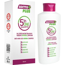 Softto Plus Saç Dökülmesini  5 In 1 Bitkisel Şampuan 360 Ml