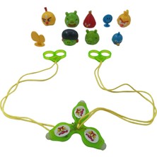 PopŞeker PopŞeker Angry Birds Fırfırlı Oyuncak ve 7 Karakterli Angry Birds Figürleri