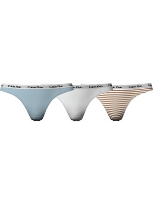 Calvin Klein Calvin Klein Thonks 3pk 3'lü Kadın Tanga