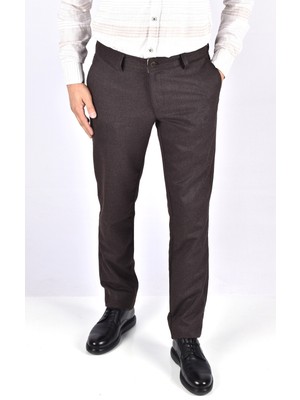 Fazlı Şahin 6073 Can Flanel Mevsm Spor Pantolon/kahverengi/44