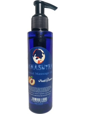 Kamasutra Erkeklere Kadınlara Özel Şeftali Aromalı Vücut Masaj Yağı Peach Flavored Massage Oil 2 x 125 ml