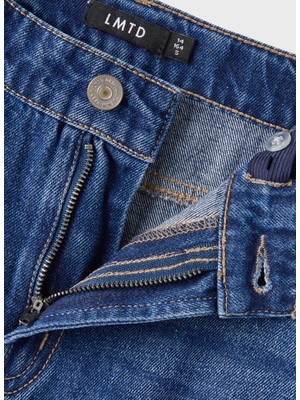 Lmtd Normal Bel Koyu Mavi Kız Çocuk Denim Pantolon Nlfletızza Dnm Hw Straıght Pant W.