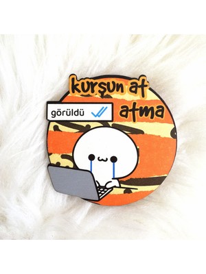 Ahşap Bardak Altlığı Görüldü Atma