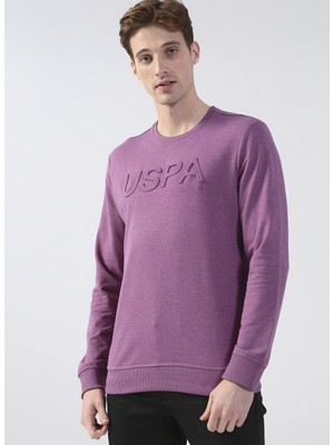 U.S. Polo Assn.  Bisiklet Yaka Mor Erkek Sweatshirt Rc-Osmelanj