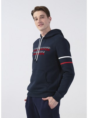 Lee Cooper Kapüşon Yaka Lacivert Erkek Sweatshirt 231 Lcm 241047 Athel Lacä°vert