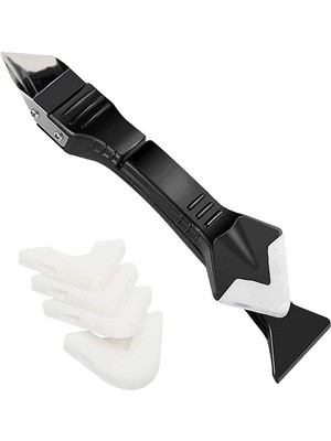 Pink Store Buffer®  3 Ü 1 Arada Fayans Derz Silikon Kazıyıcı Sıyırıcı ve Uygulayıcı Aparat