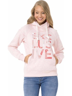 Cipo & Baxx WL330 Kapüşonlu Shellpink Sweatshirt