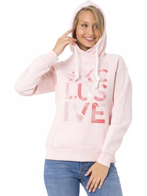 Cipo & Baxx WL330 Kapüşonlu Shellpink Sweatshirt