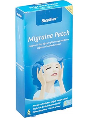 StopEver 6 Paket Migren Bandı Soğutucu Hidrojel Plaster ile Kolay Kullanım ve Rahatlama