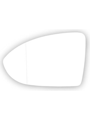 GVA Vw Volkswagen Golf 7.5 2017-2020 Sol Dış Dikiz Aynası Camı Elektrikli Isıtmalı 5G0857521M