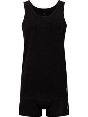 U.S. Polo Assn. 80088 Erkek Atlet Boxer Set-Siyah