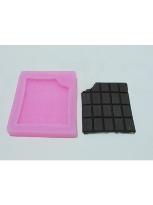 Arıca Pazarlama Çikolata Kokulutaş Silikon Kalıbı (Mum, Kokulutaş , Sabun Kalıbı)