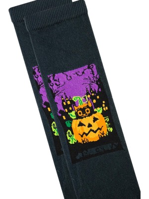 Bross Bal Kabağı Halloween Unisex Çorap