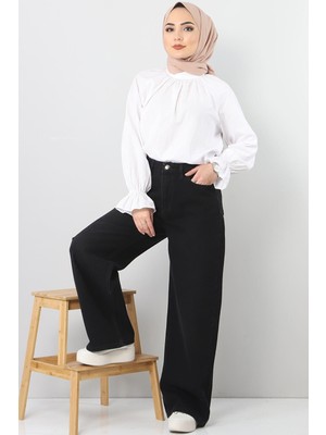 Trn JNS Yüksek Bel 90's Wide Leg Jeans