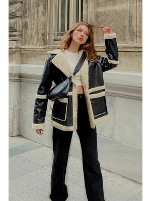 Trn JNS Kadın Süper Yüksek Bel Geniş Paça Wide Leg Jeans Pantolon