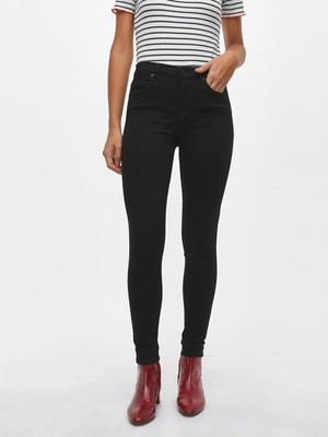 Livik Siyah Extra Skinny Jeans Kot Pantolon (Kapkara)