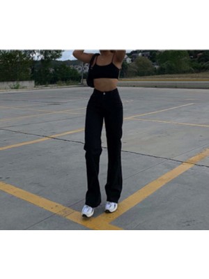 Trn JNS Yüksek Bel 90's Wide Leg Jeans