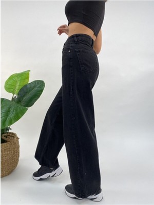 Trn JNS Yüksek Bel 90's Wide Leg Jeans