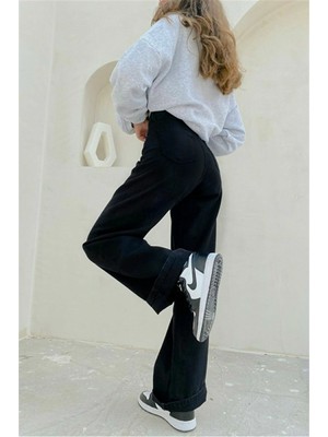 Trn JNS Cep Detaylı Yüksek Bel 90's Wide Leg Jeans 