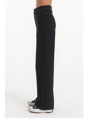 Trn JNS Cep Detaylı Yüksek Bel 90's Wide Leg Jeans 