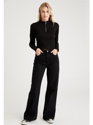 Trn JNS Yüksek Bel 90's Wide Leg Jeans