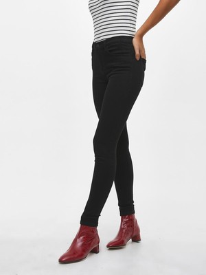 Livik Siyah Extra Skinny Jeans Kot Pantolon (Kapkara)