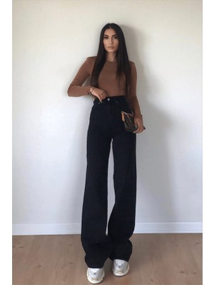 Trn JNS Yüksek Bel 90's Wide Leg Jeans