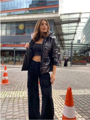 Trn JNS 90's Likralı Süper Yüksek Bel Salaş Jeans Palazzo Pantolon