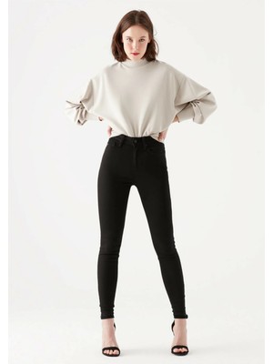Livik Siyah Skinny Jeans Kot Pantolon (Toparlayıcı)