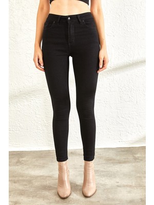 Livik  Kadın Alice Ince Görünüm Sağlayan Toparlayıcı Kot Pantolon Süper  Jeans