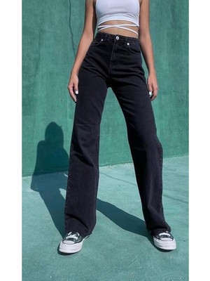 Livik Yüksek Bel 90's Wide Leg Jeans