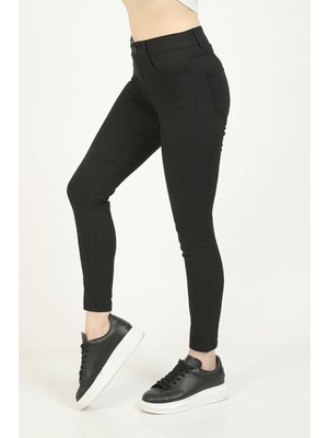 Ramrod Extra Siyah Simsiyah Ince Gösteren Toparlayıcı  Kot Pantolon Dar Kalıp Dar Paça Süper Skinny Jean